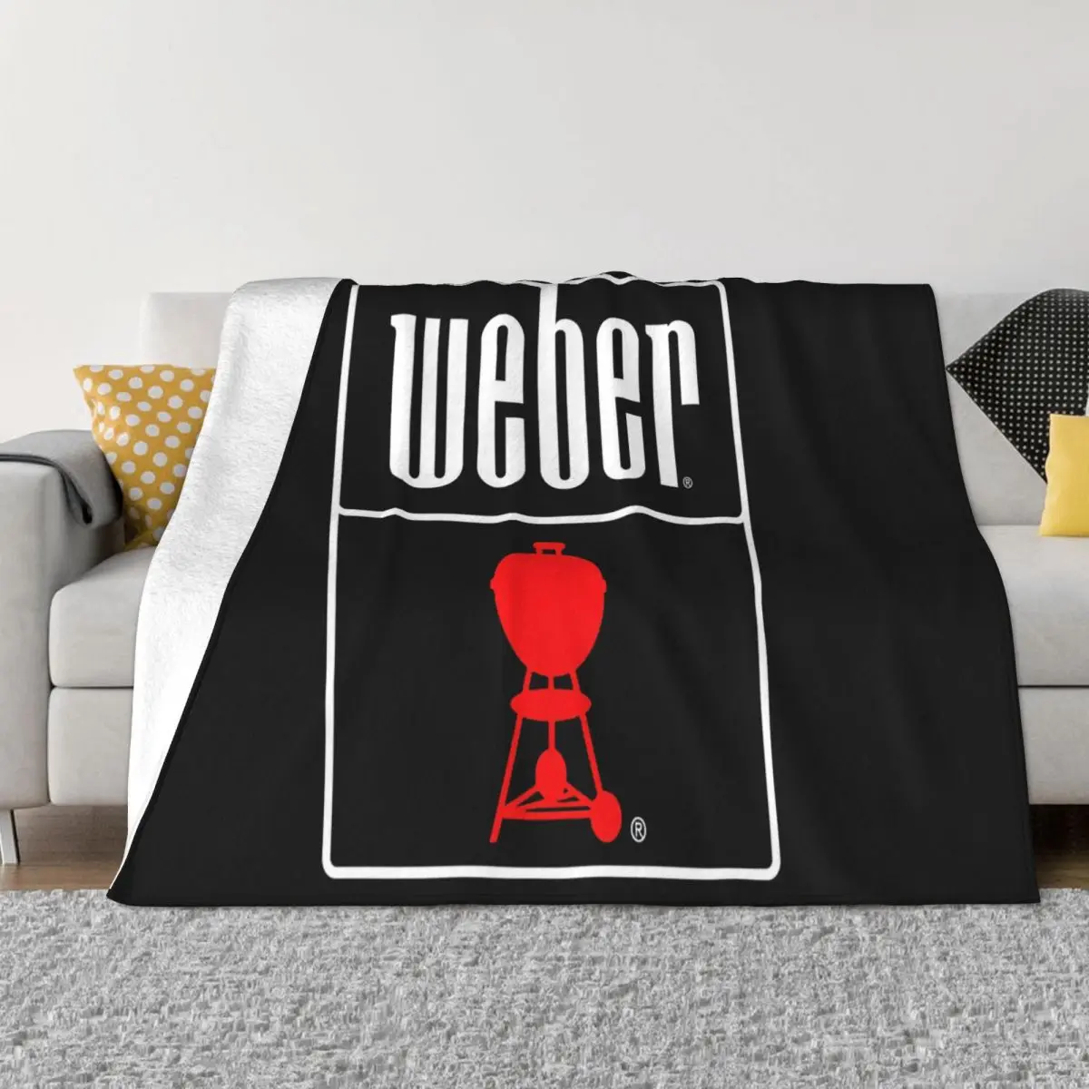 New Popular Weber Bbq Grill Jenn Air Broil King Mens Black Size S 3Xl Colour Throw Blanket