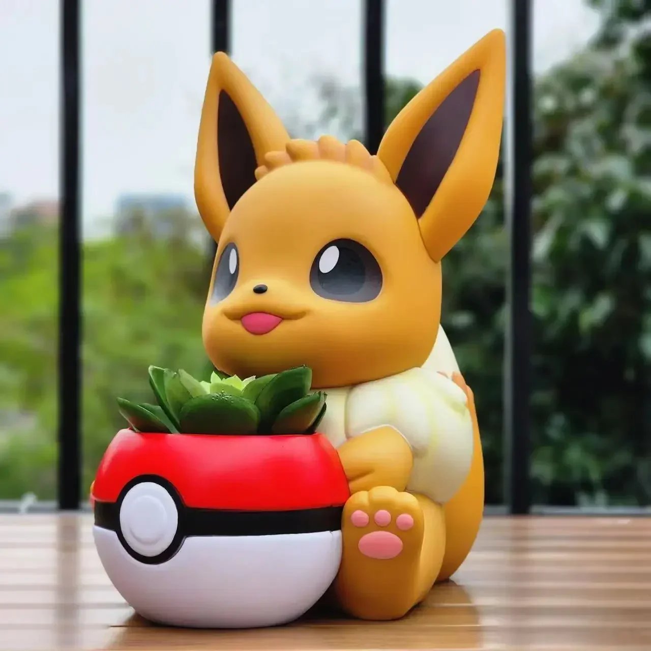 New Pokemon Flowerpot Charmander Squirtle Bulbasaur Potted Figure Anime Canister Model Statue Toys Desktop Decoration Gifts