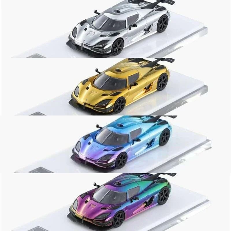 

HKM 1:64 Koenigsegg Agera Chrome Diecast Model Car