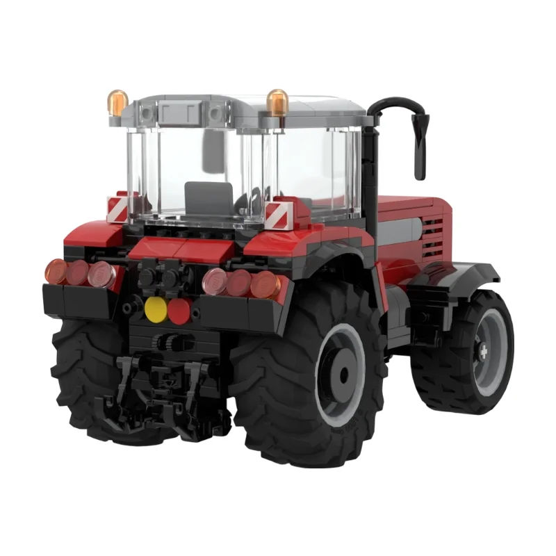 Trailed Disc Mower Combi for Tractors MOC Building Blocks Farm Agricultural Machinery Model DIY Small Particle Tractor