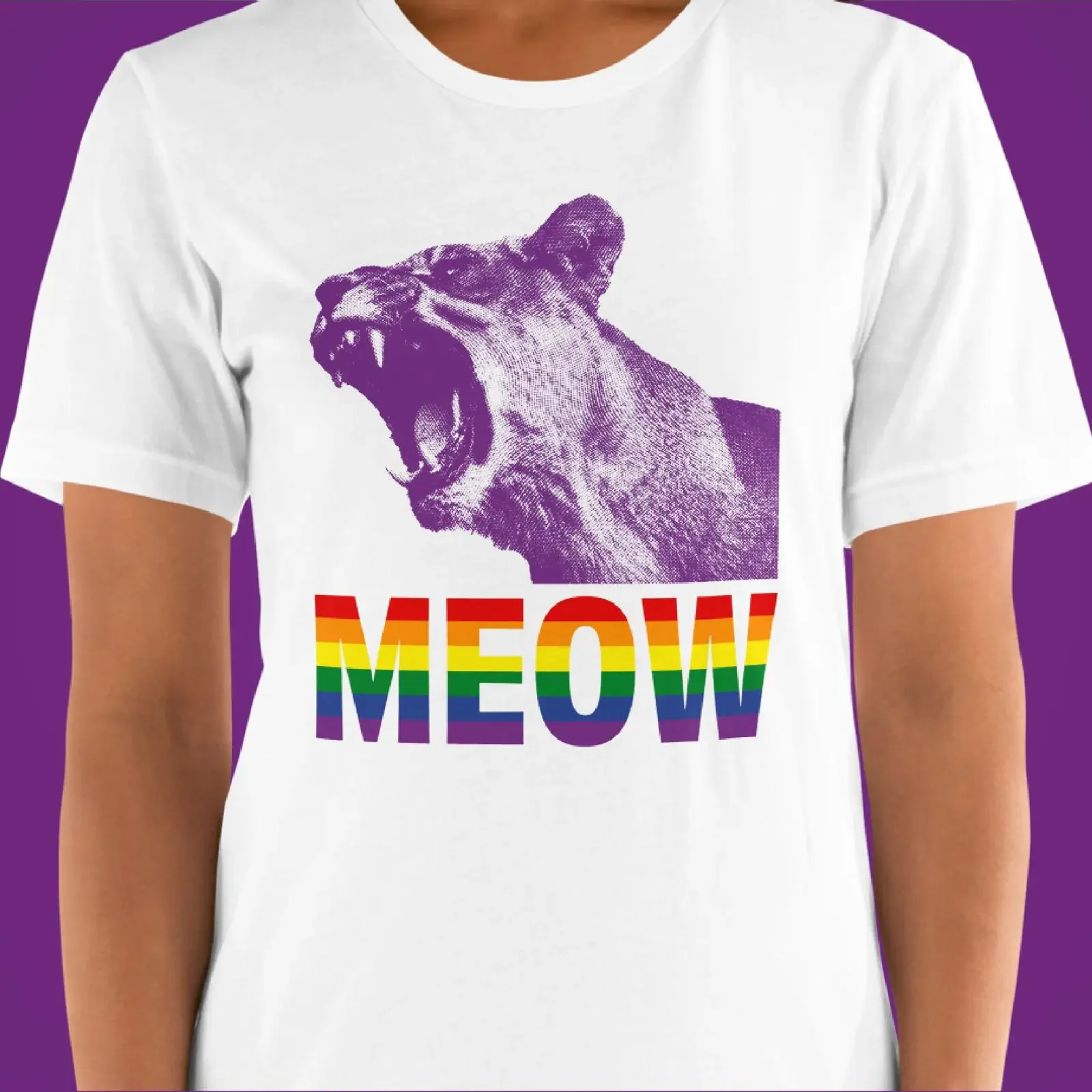 Pride shirt gay bi pan 2025 lion t LGBT cat sapphic women queer tee for all genders vintage Washed Unisex Comfortable graphic