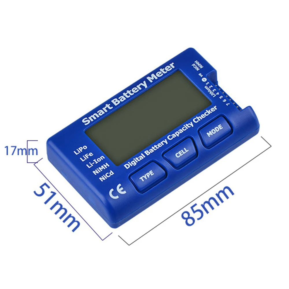 5 in 1 Smart Battery Meter LiPo/LiFe/Li-ion/NiMH/Nicd Battery Tester Servo Discharger Balance/ESC/PPM