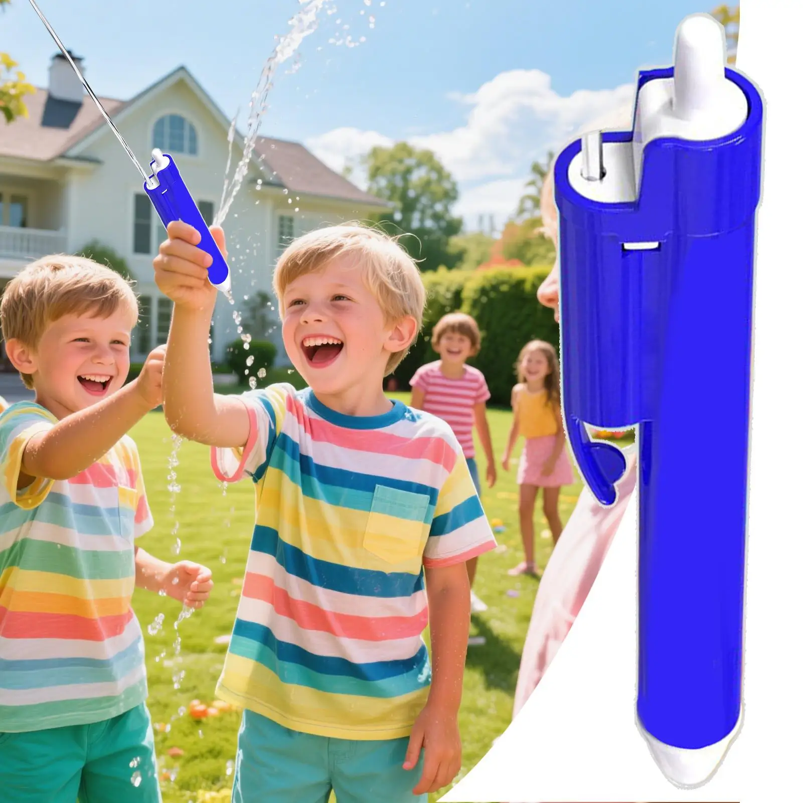 Pluma de pulverización de agua, chorro de agua, juguetes Divertidos al aire libre, cosas de broma interactivas, juguetes de piscina, suministros de fiesta para niños y niñas, diversión familiar
