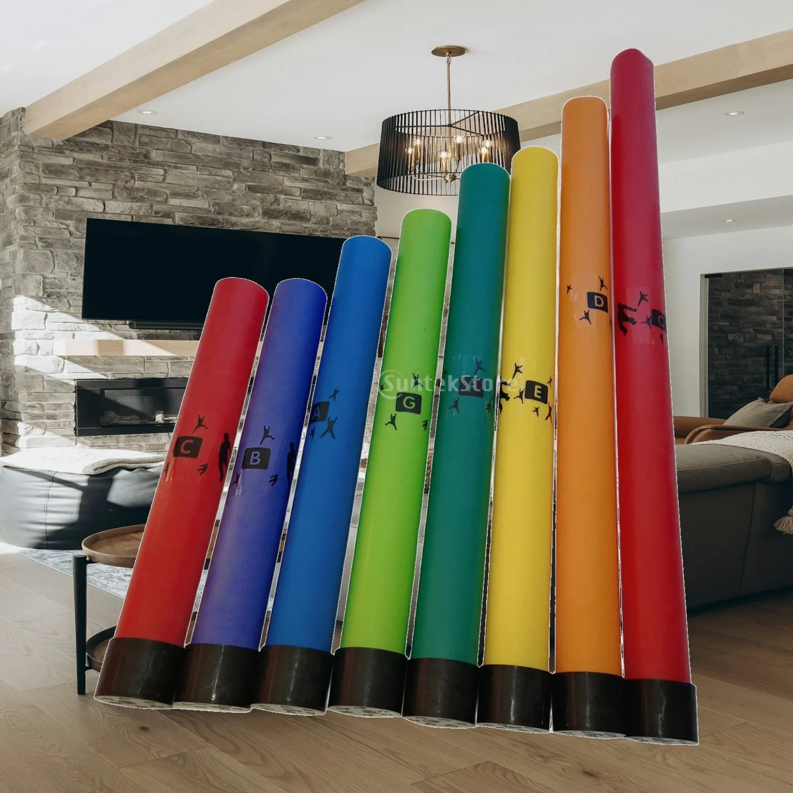 

Colorful Music Tubes Set ABS Percussion Musical Sound Tubes Classroom Instruments for Kids Early Learning