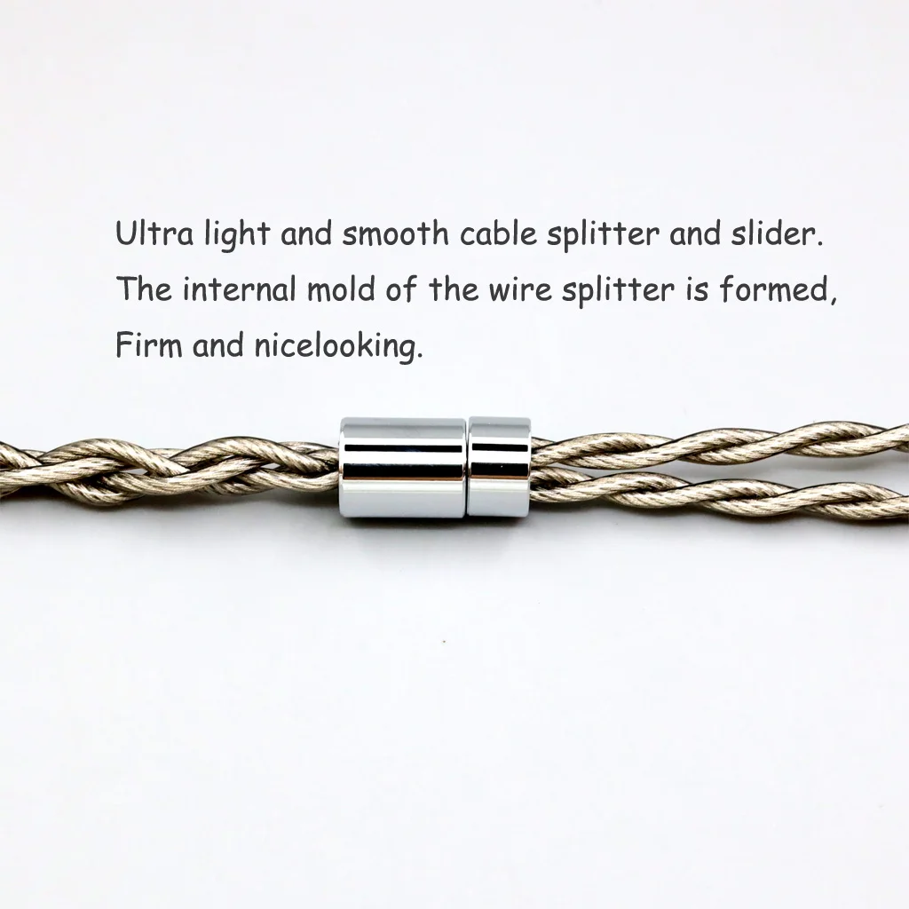 درع كابل سماعة أذن ، فضي نقي وجرافين ، مناسب للصوت النهائي D8000 ، تصميم AFDS Pro ، Pandora الأمل ، LN008685 ، ياماها