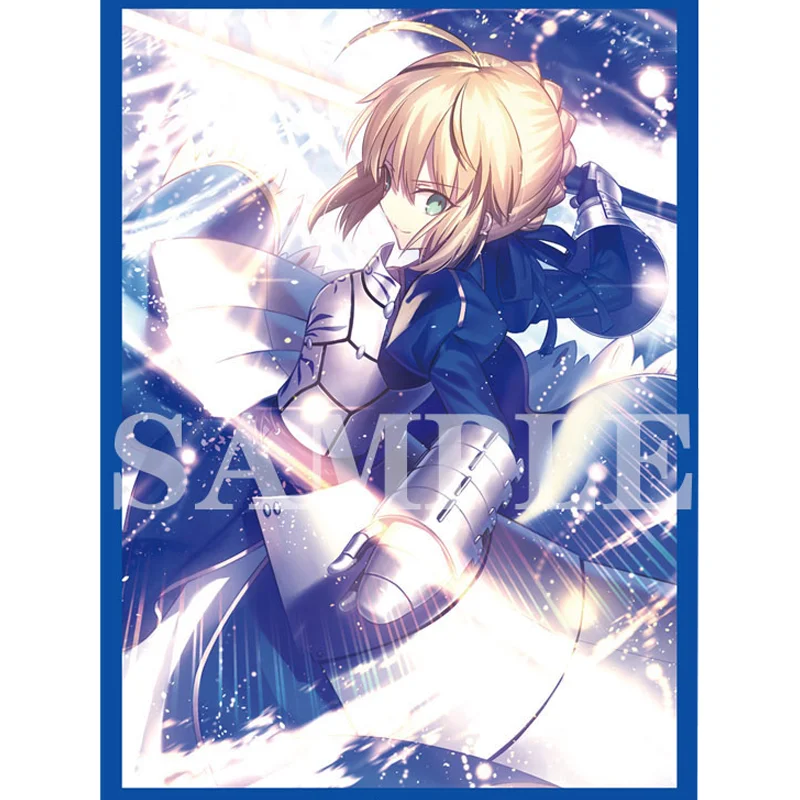 60Pcs/Set ACG Cards Sleeve Fate Grand Order FGO Saber Anime Game Normal Version Colorful DIY Toys Gifts Cards Protective Cover