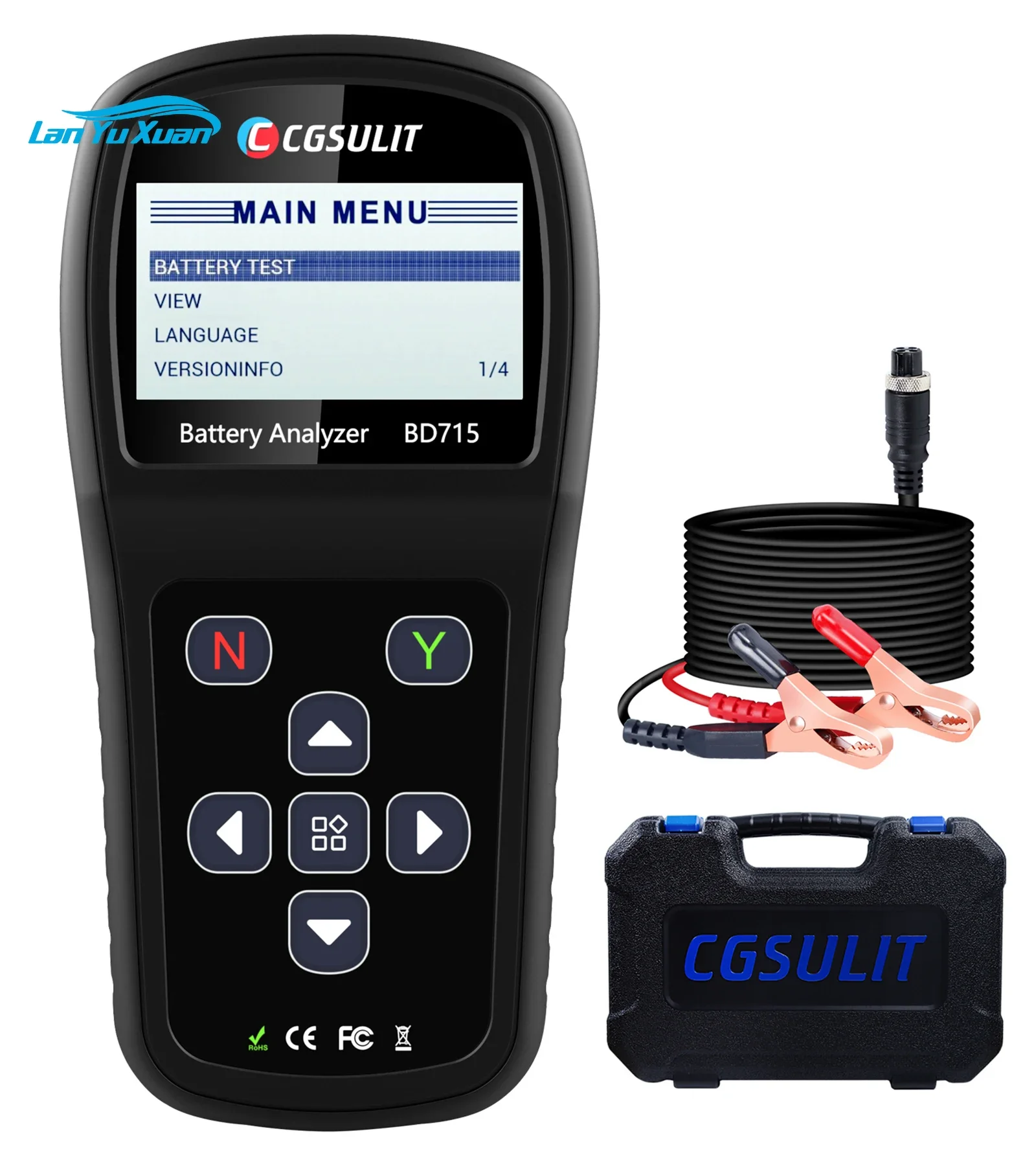 CGSULIT BD715 Vehicle and Car Chargeur De Batterie Tester De Batera High Quality Car Battery Voltage Tester and Detector