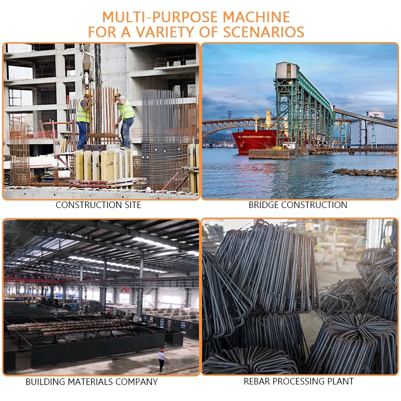 Large Rebar Bar Bender 42 Mm 50mm Rebar Bending Machine GW60 GW70