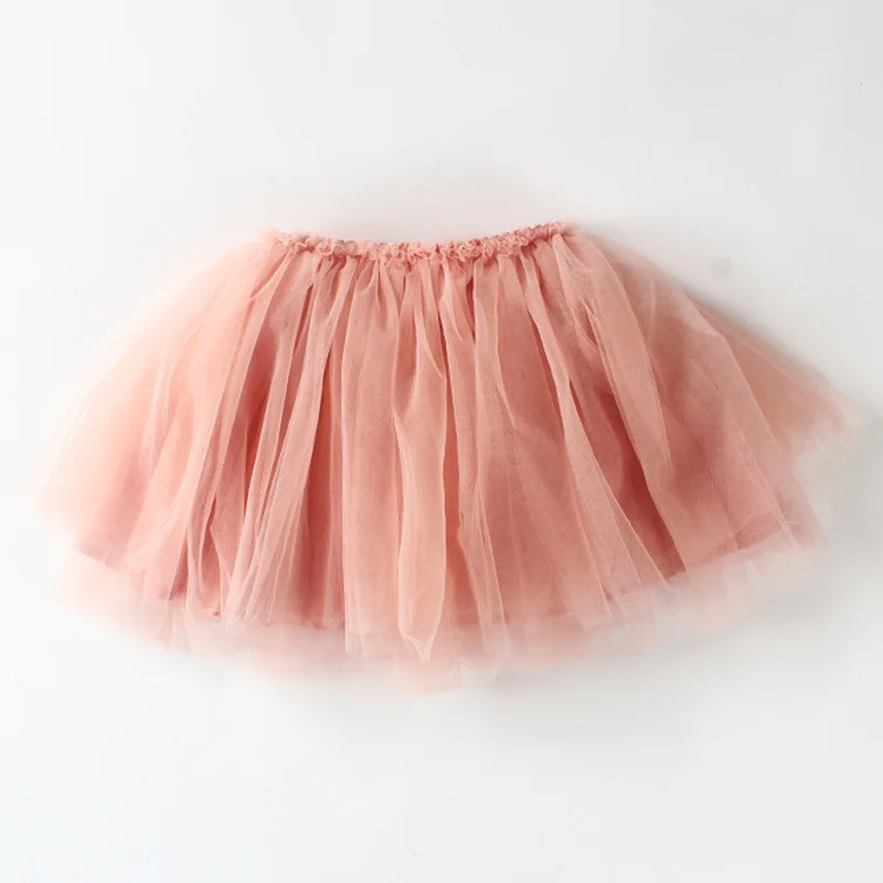 Falda de tutú rosa de Navidad para niña, vestido de baile de princesa, Pettiskirt de fiesta de cumpleaños, faldas Kawaii, 0-4 años, nuevo