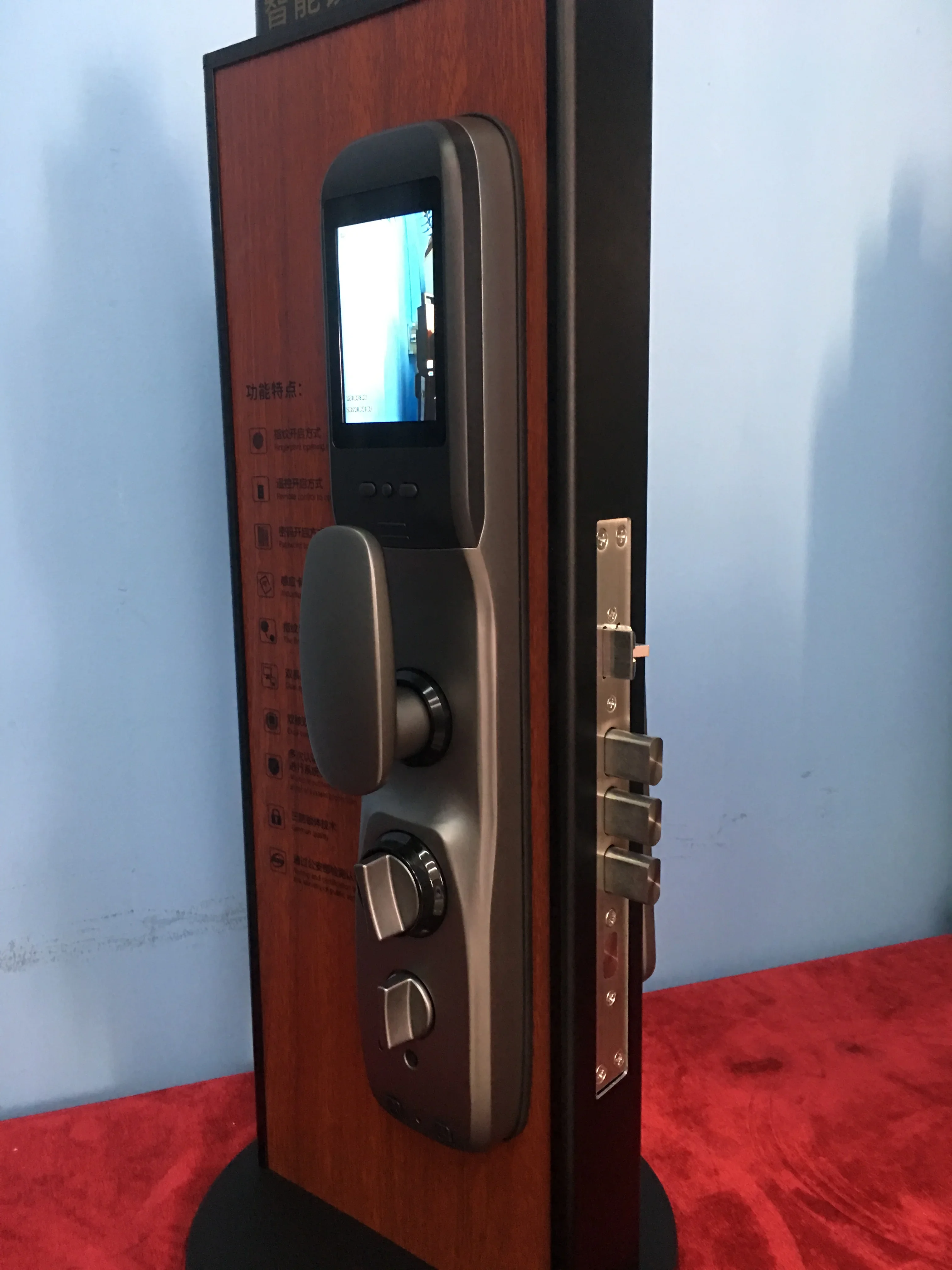 003 3d Face Recognition Door Lock Smart Wifi Electronic Door Lock With Video Doorbell Smart Door Lock