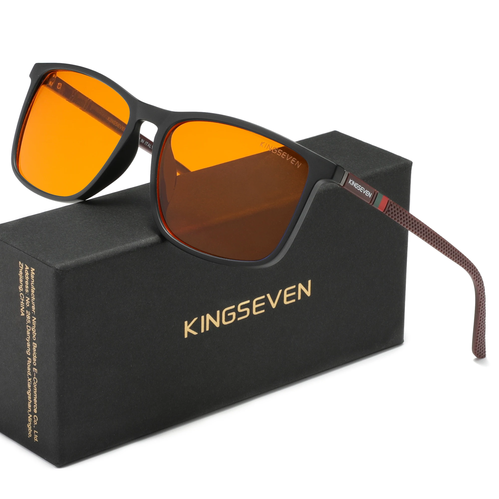 KINGSEVEN Blauw Licht Blokkeren Bril Transparante Lens Mannen/Vrouwen Anti-Blue Ray Brillen Studenten Dagelijks Telefoon Computer Brillen