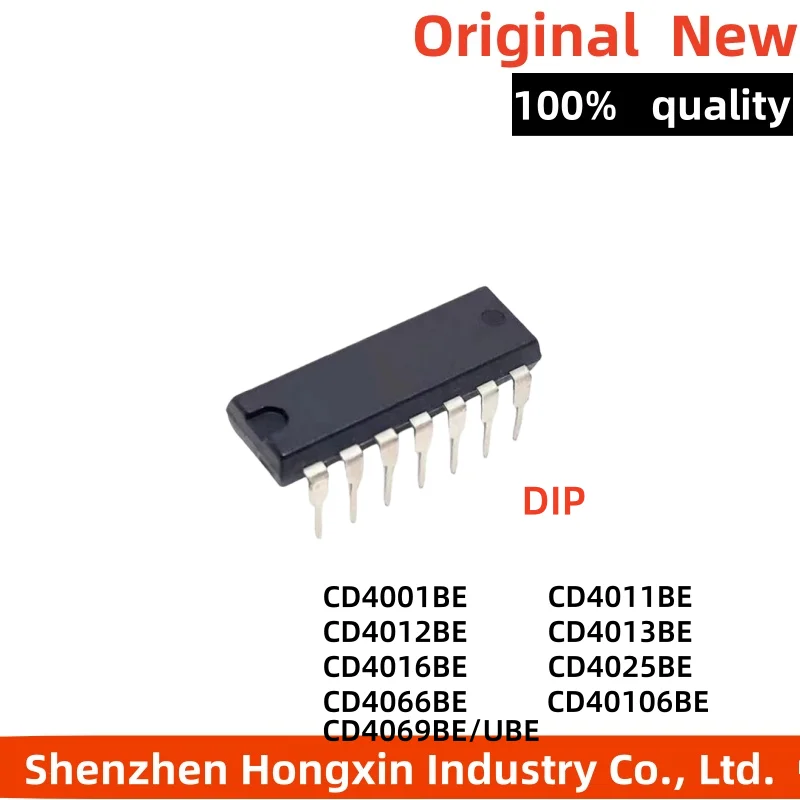 10 pieces of CD4069UBE 4001 4011 4012 4013 4016 4025 4066 40106BE DIP14 six NOT gate/inverter