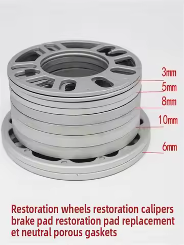 Car modification universal 4-5 hole aluminum alloy flange gasket car wheel hub modification widened wheel hub ET friction Chock