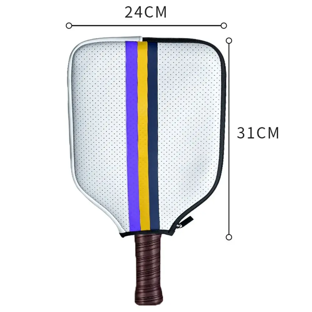 Dust Cover Pickleball Paddle Cover Protective Case Waterproof Pickleball Racket Sleeve Zipper Closure Lightweight