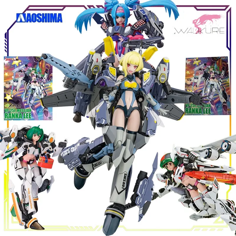 

Spot Supply AOSHIMA Original ACKF V.F.G Series VF-25F Anime Action Figure Assembly Model Toys Collectible Model Gifts for Boys
