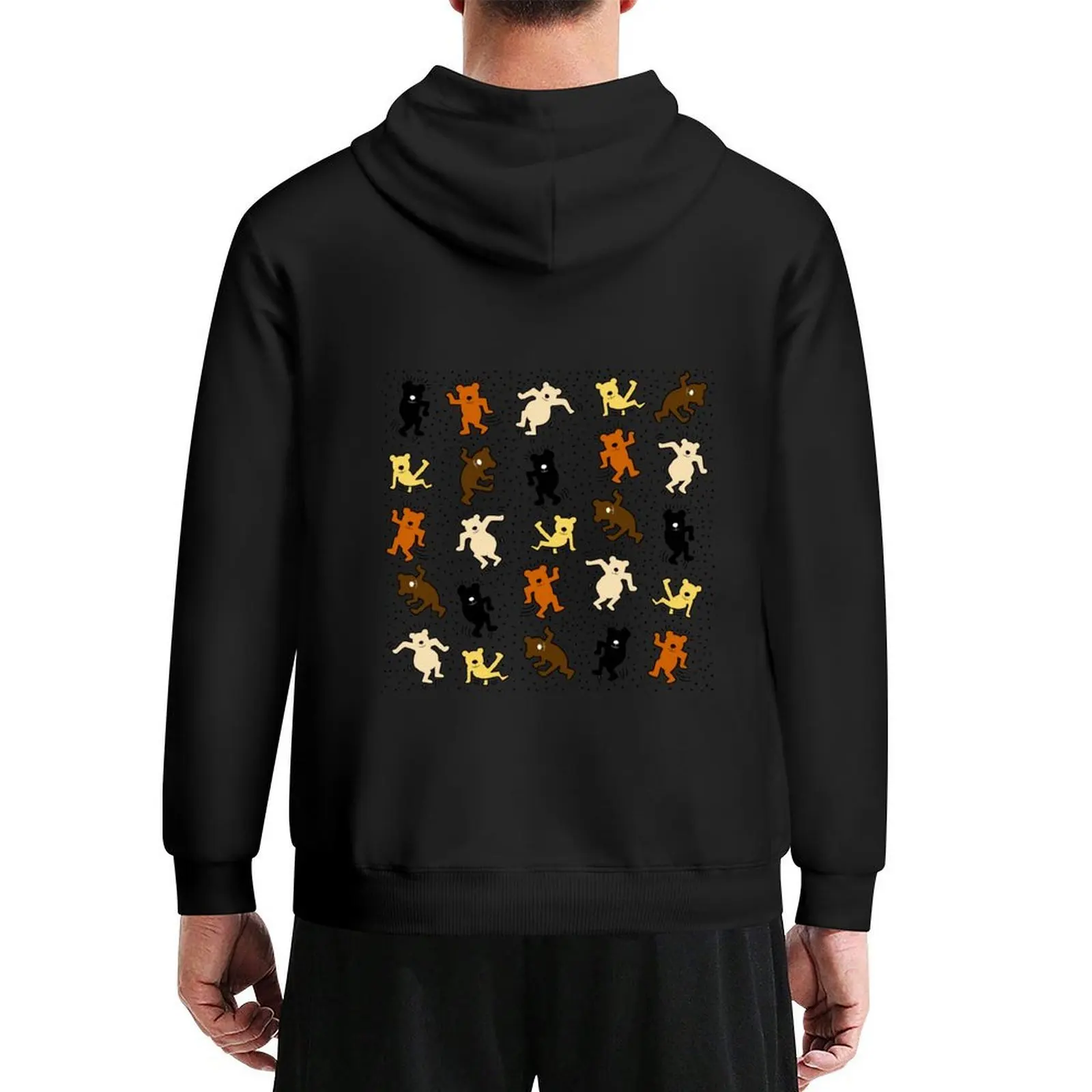 

Dancing Bears Hoodie men's sweat-shirt set winter clothes aesthetic clothing graphic t shirts men graphic hoodie