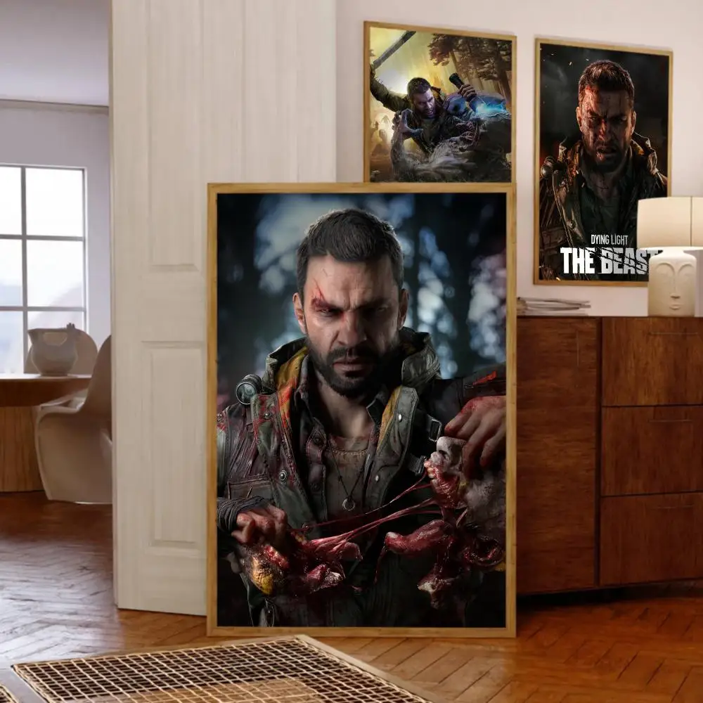 Poster Music Album Cover For Room Canvas L-Light The Painting Print Art Home D-Dying Beast Wall Decor Picture Gift