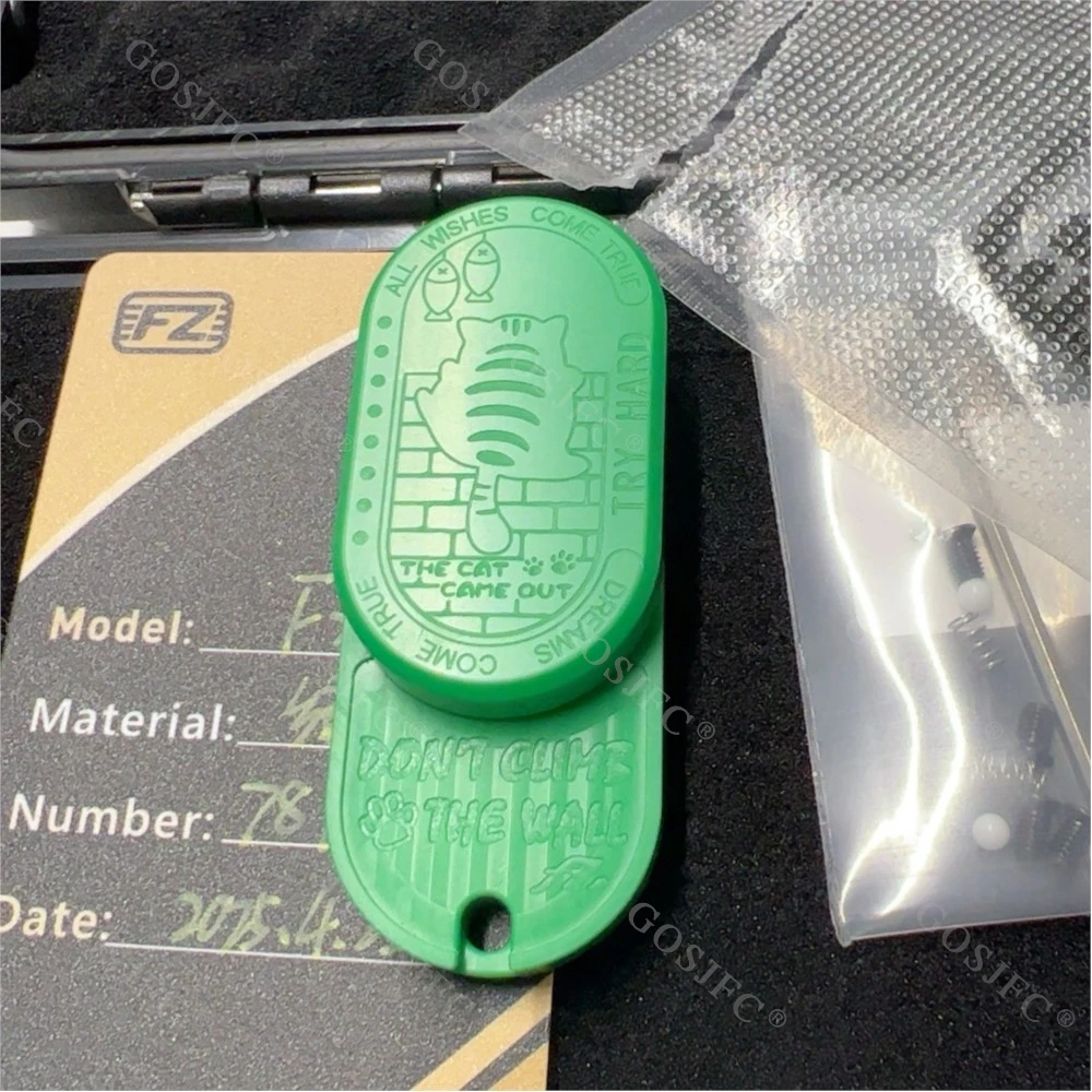 FZEDC F2 POM Fidget Slider Brinquedo para alívio do estresse Brinquedos para adultos gira esquerda e direita 360 °   Empurrar o controle deslizante