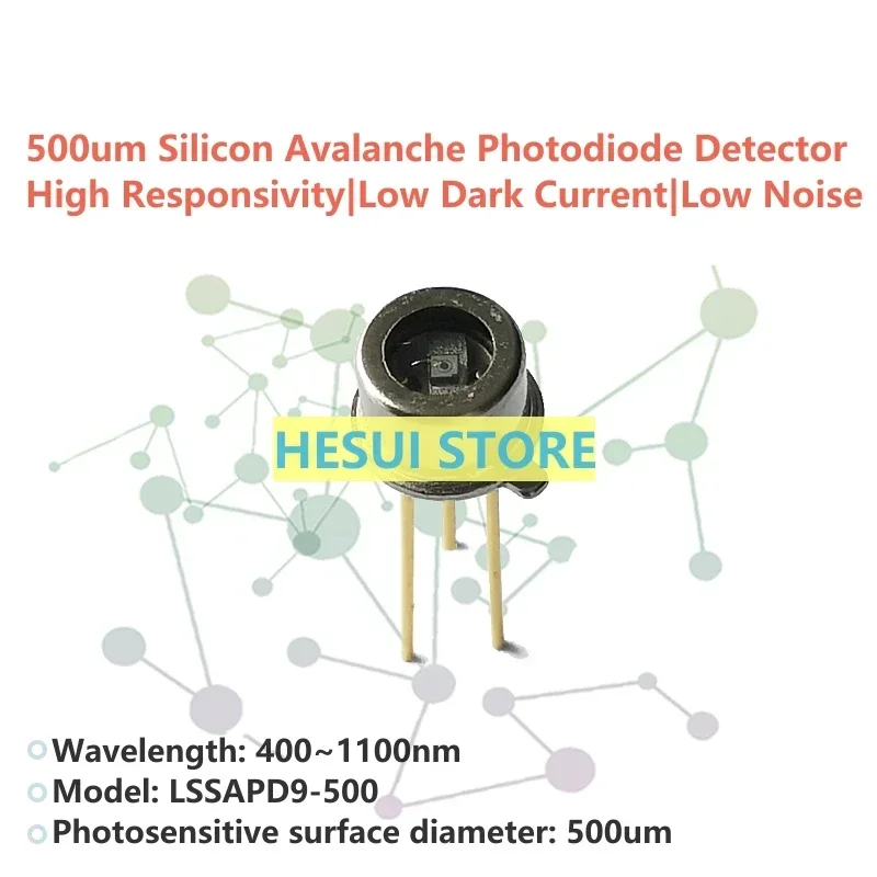 LSSAPD9-500 500um silicon avalanche photodiode detector APD peak response @900nm