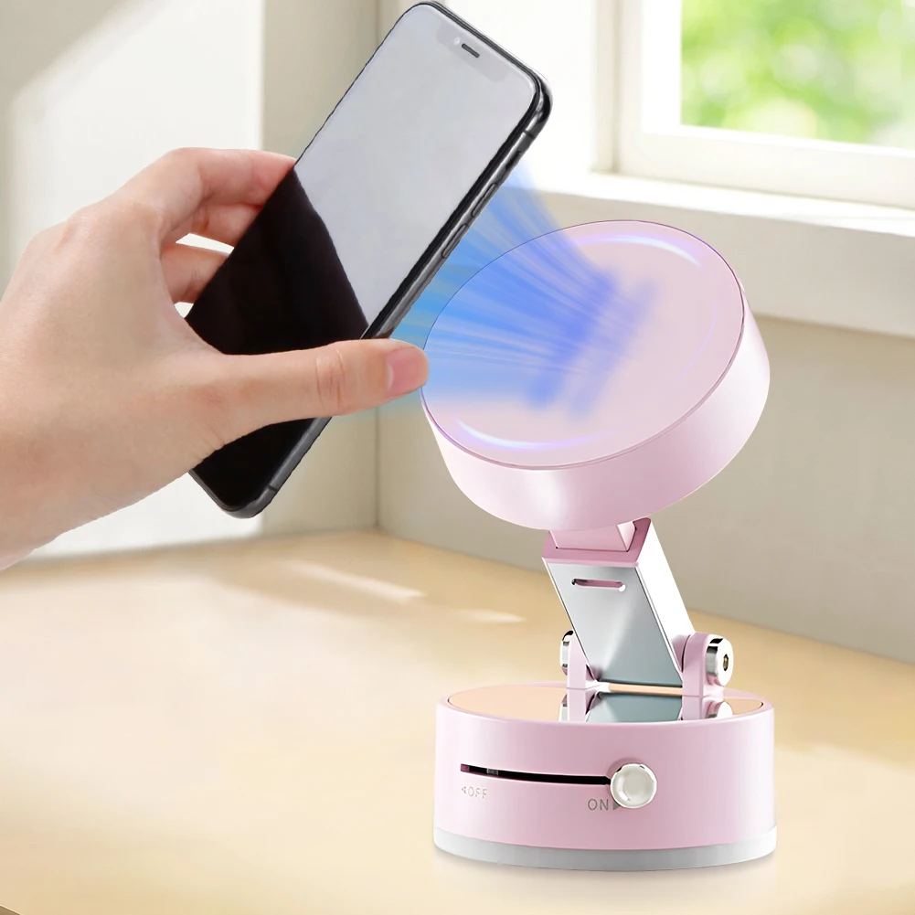 Supporto magnetico per telefono per auto sottovuoto elettrico Supporto universale per telefono con aspirazione per vuoto d'aria per iPhone 16/15/14/13/12 Plus Pro Max Mini