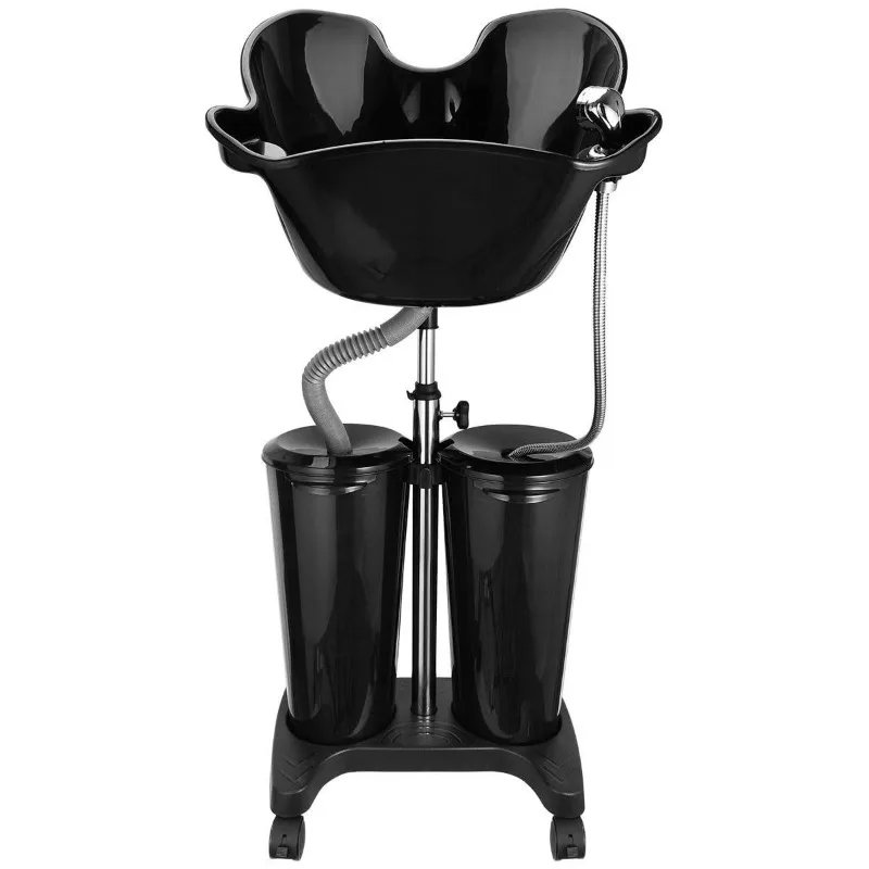 Furniture wholesale cheap portable shampoo backwash mobile sink base bowl basin two bedroom mall hotel