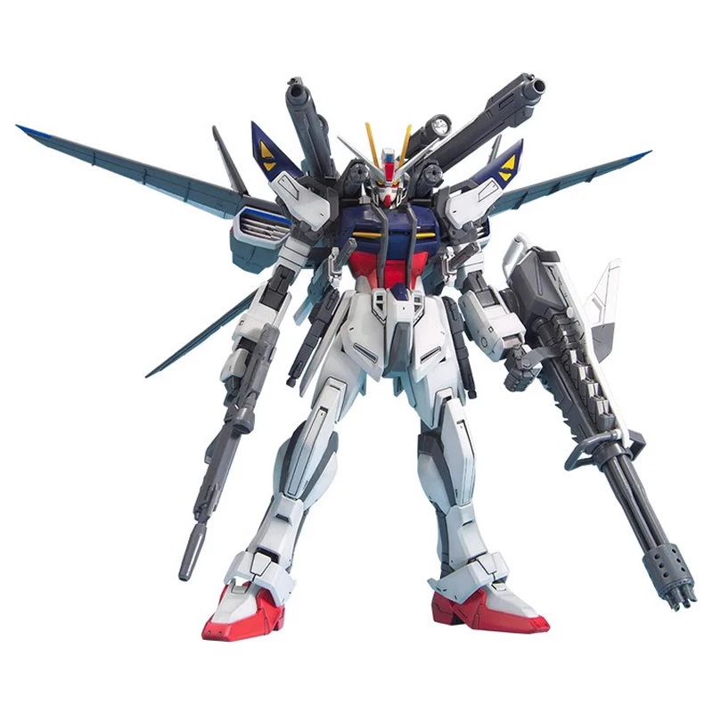 Bandai Genuine Gundam MG Series 1/100 Model Garage Kit Strike E IWSP Mobile Suit Gundam Seed Frame Astrays Anime Action Toys