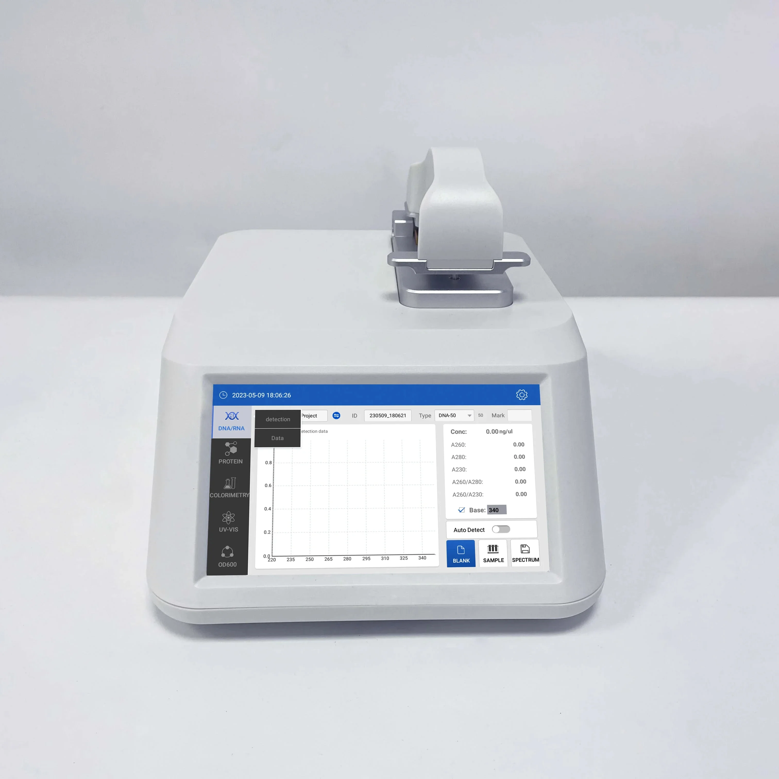 Nano One Ultra Micro Ultraviolet Visible Nanodrop Spectrophotometer Price With Cheap Price