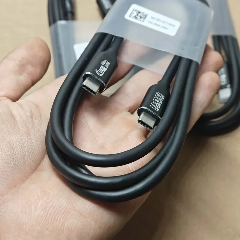 for Dell Thunderbolt 4 USB4 Cable 1.8m Full Function Dual Type C High Speed Data Video Charging Cord Free Shipping
