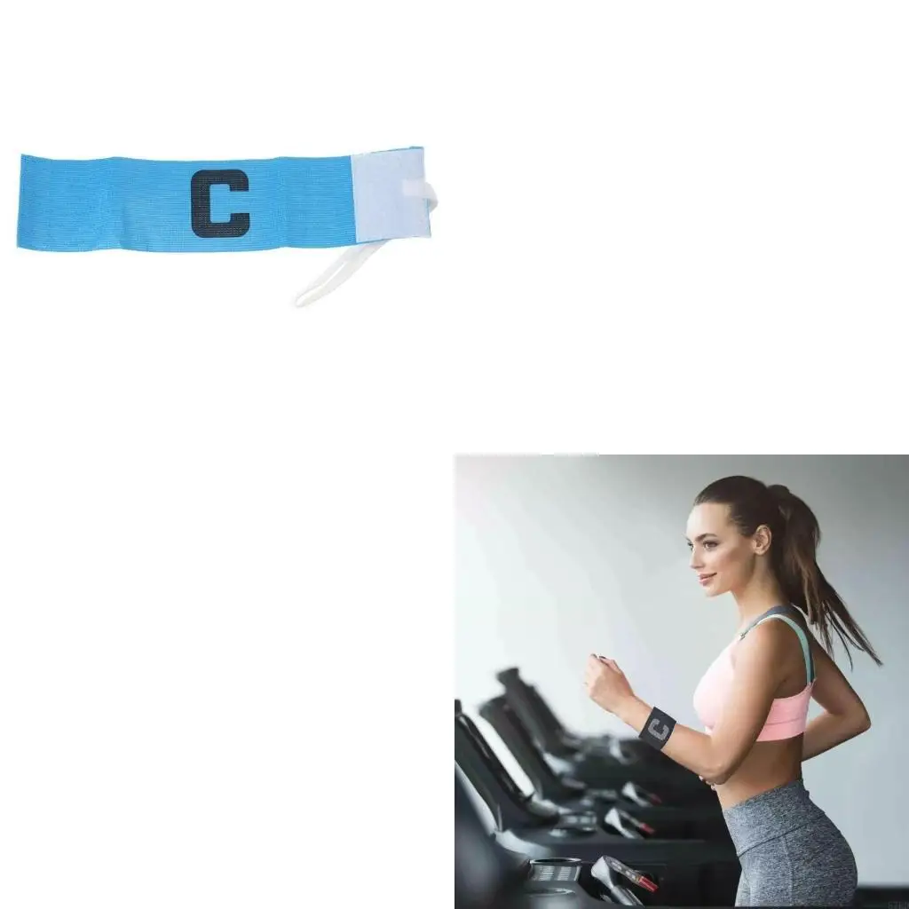 

Soccer Football Captain Armbands Adjustable Elastic Sports Captain Armband