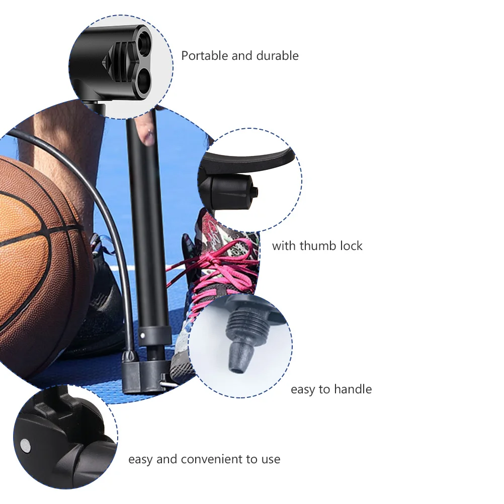 

3Pcs Bike Pump Air Nozzle Dual Head Adapter American British Valve for Bicycle Motorbike Car Portable Convenient