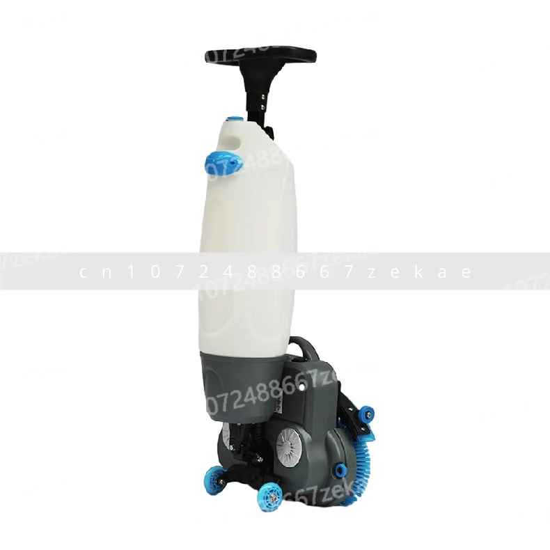 

Double Brush Floor Washer Floor Scrubber Machine With Lithium Battery