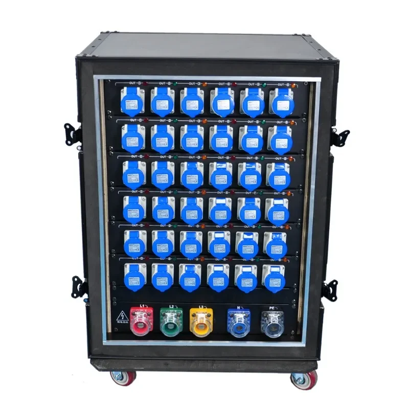 36-Way power supply through box stage lighting power supply cabinet accessories