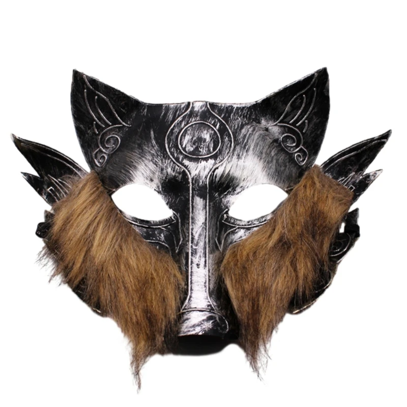 Halloween Skeleton Mask Scary Skull Mask Full Face Wolf Mask Halloween Cosplay Prop, Halloween Cosplay Costume