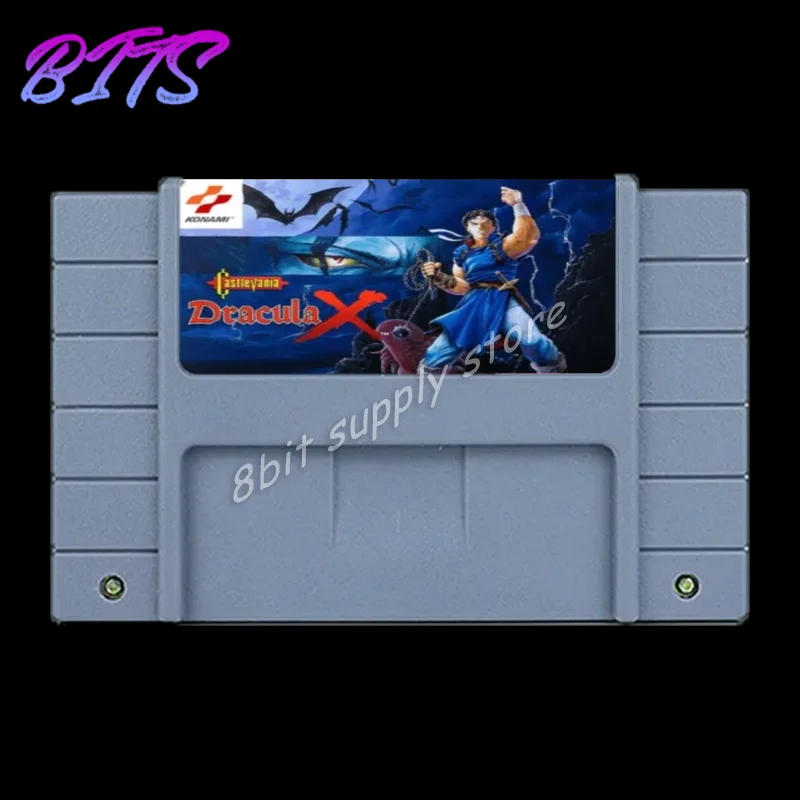 

16bit game card：Castlevania: Dracula X ( USA Version!! )