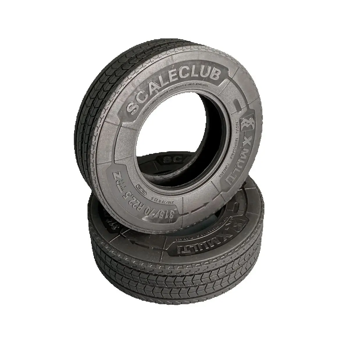 Pneus en caoutchouc Scaleclub MZGLT-TY-1 pour camion RC Tamiya 1/14, tracteur, voiture Scania 770S, BENZ 3363, VOLVO FH16, MAN, pièces de bricolage