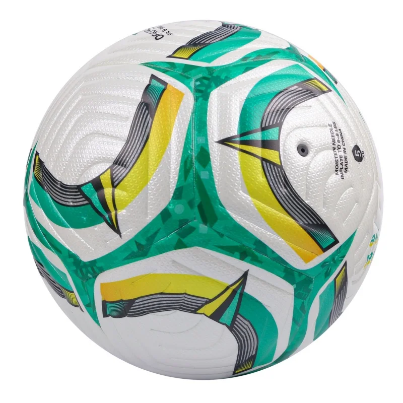 Balón de fútbol profesional de alta calidad, adhesivo térmico, Original, doble espejo, cuero PU, logotipo personalizable, combinaciones al por mayor