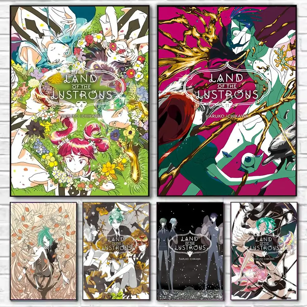 Anime fantasy L-Land of the Lustrous Poster Stylish Wall Art for Living Room Bedroom Study Home Decor Gift