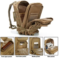 45L Man Tactical Backpacks Traveling Bags Outdoor 3P School Pack EDC Molle Pack For Trekking Hunting Bag camping equipment - Image 5