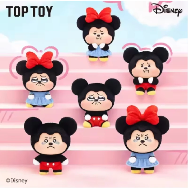 

In Stock Genuine Toptoy Disney Mickey & Minnie The Wronged Series Vinyl Lovely Blind Box Trendy Charm Emotional Fans Kawaii Gift