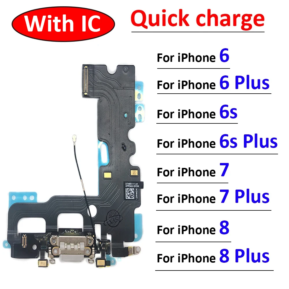 

New USB Charger Board PCB Flex For iPhone 6 6G 6S 7 7G 8G 8 Plus USB Port Connector Dock Charging Board Flex Cable