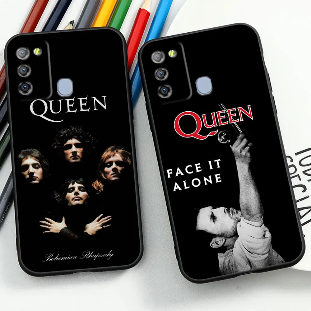 Freddie Mercury Queen band Phone Case For Infinix Note Zero Tecno Pova Camon 30 30I 12 12G96 11 10 Vip 20 5 4 2 19 16 Pro Cover