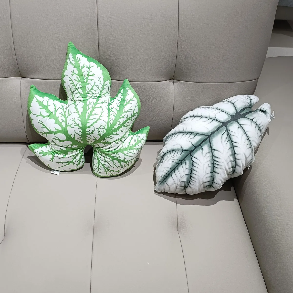 Simulation Leave Plush Pillow Stuffed Plant Cushion Sofa Chair Home Decoration Men Gift