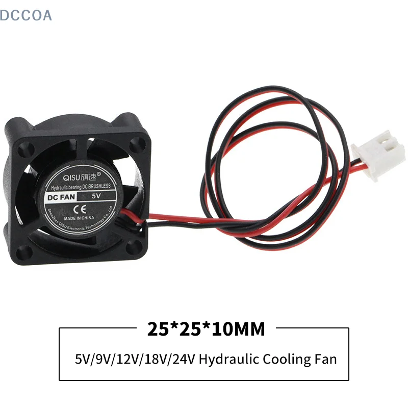 Cooling Fan 25x25mm 30x30mm DC 5V 12V 18V 24V Cooler Brushless Chipset Heatsink Mini Cooling Fan For Pinter Parts Projector