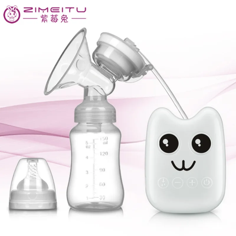 

Purple berry rabbit electric breast pump maternal breast pump milking device suction mute