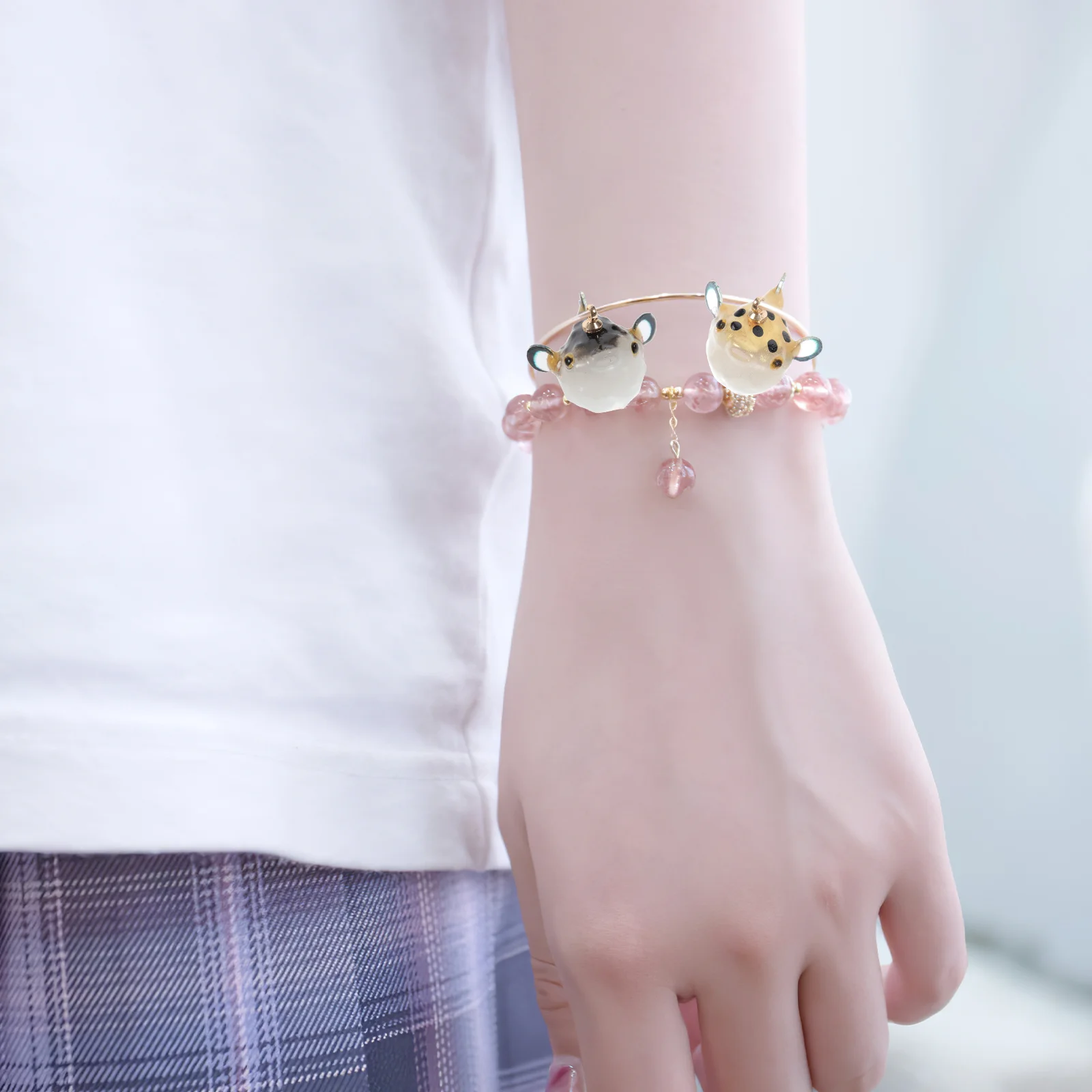 12 Pcs Resin Small Goldfish Puffer Pendant Keychain Charms DIY Making Crafts Jewelry Simulation