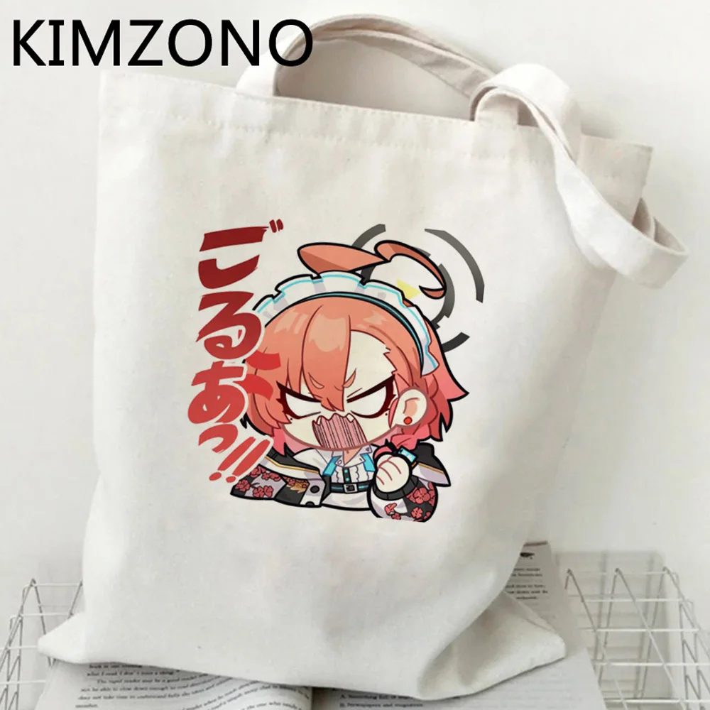 Honkai Star Rail shopping bag canvas shopping eco shopper handbag shopper bag ecobag bolsas reutilizables tote shoping sacolas