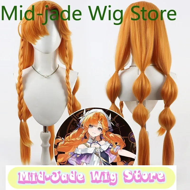 

Mid-jade Wig Wuthering Waves Sigrid Cosplay WigAnime Game Role-playing Halloween Party Synthetic Wigs