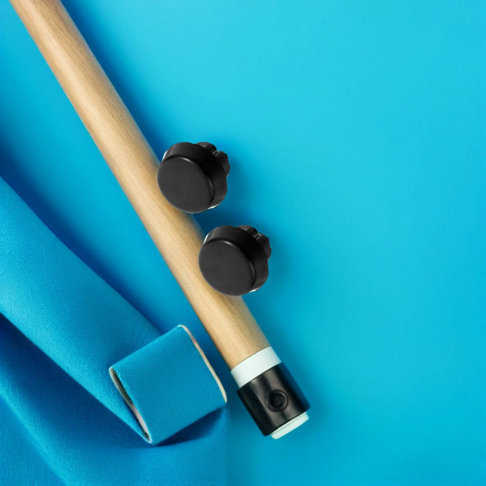 8Pcs Billiard Cue Rubber Bottom Plugs Cushion Shock Absorption Pool Cue Stick End Protector Silent Play Replacement