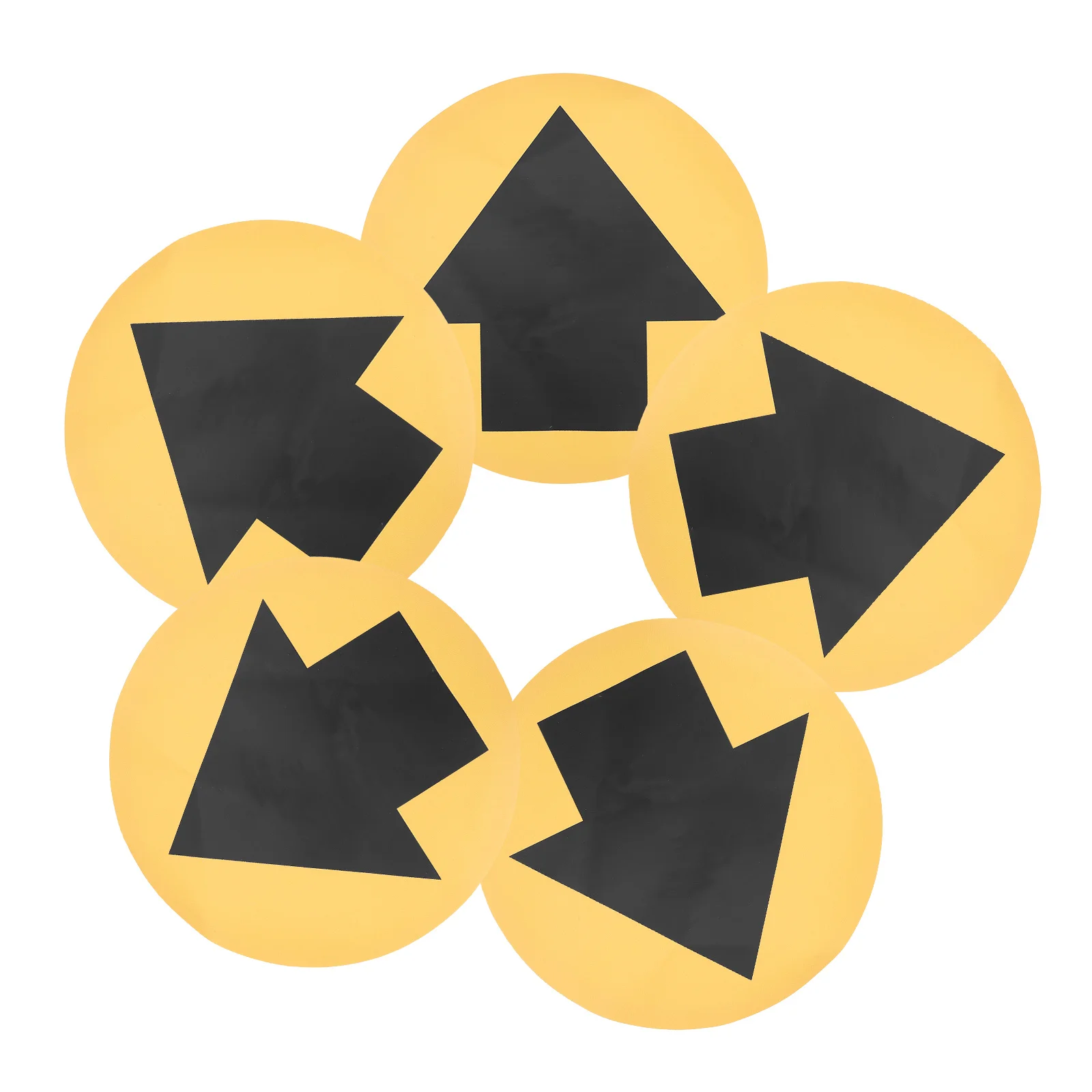 

Arrow Floor Marker Directional Decals Quick Evacuation Stickers For Commercial Spaces Exit Sign Sticker Floor Safety