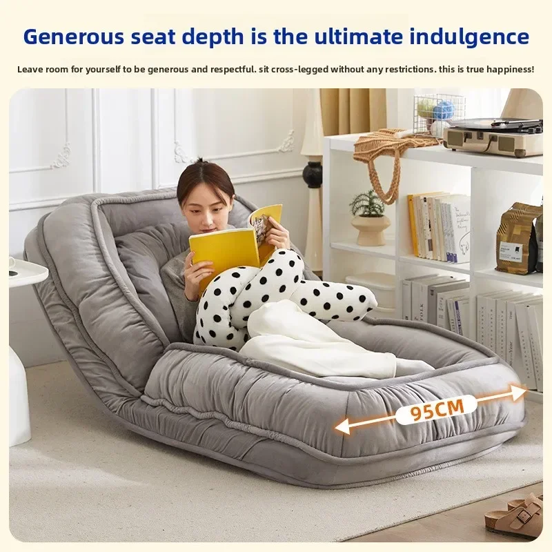 Multi-functional Lazy sofa reclining and sleeping tatami double large bedroom living room nest sofa